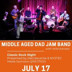Middle Aged Dad Jam Band with Wild Adriatic, July 17, 2025