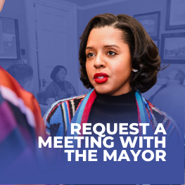 Request a Meeting with the Mayor Button PNG