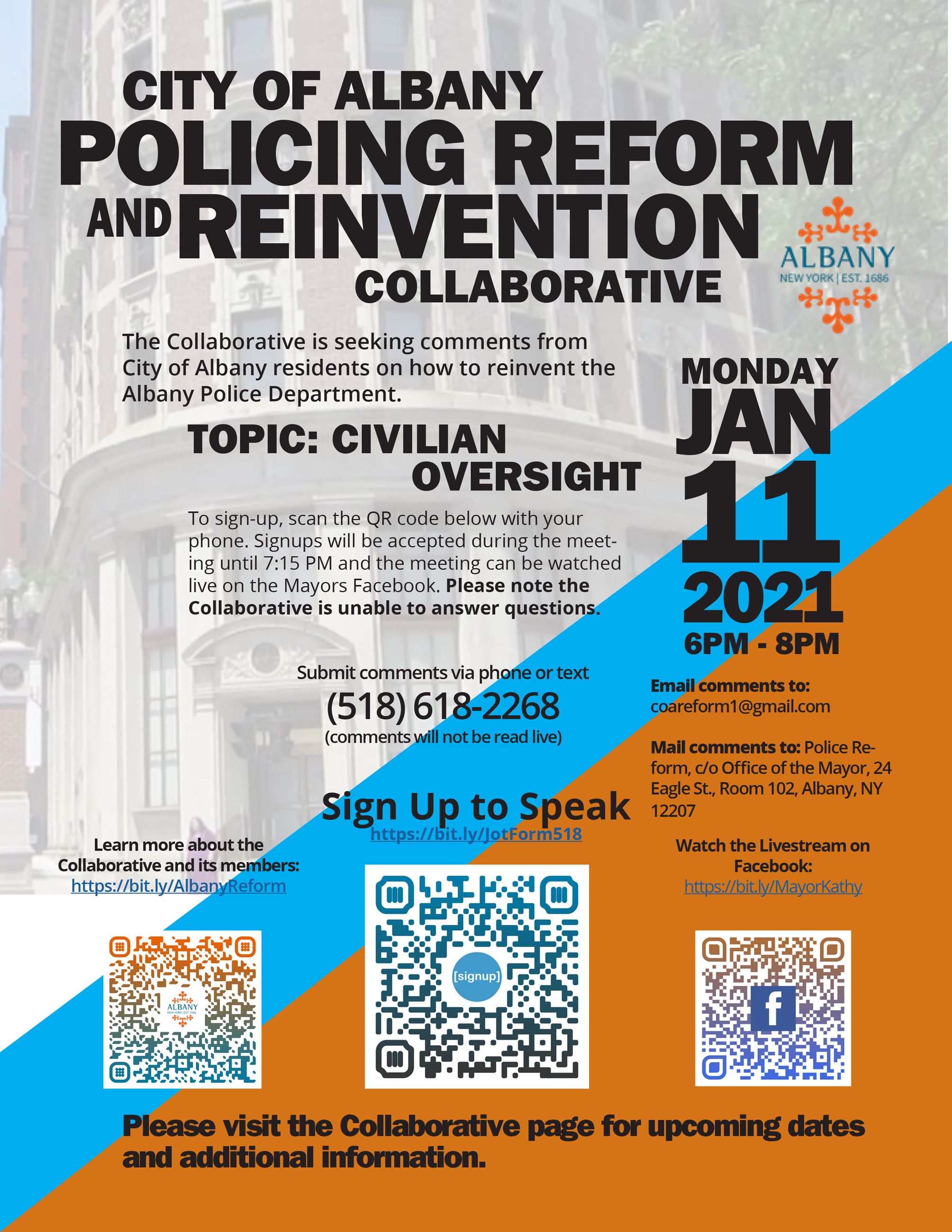 1-Policing Reform Flyer - Jan 11th