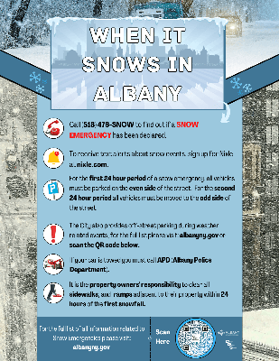 When It Snows In Albany (8.5  11 in) OFFICIAL