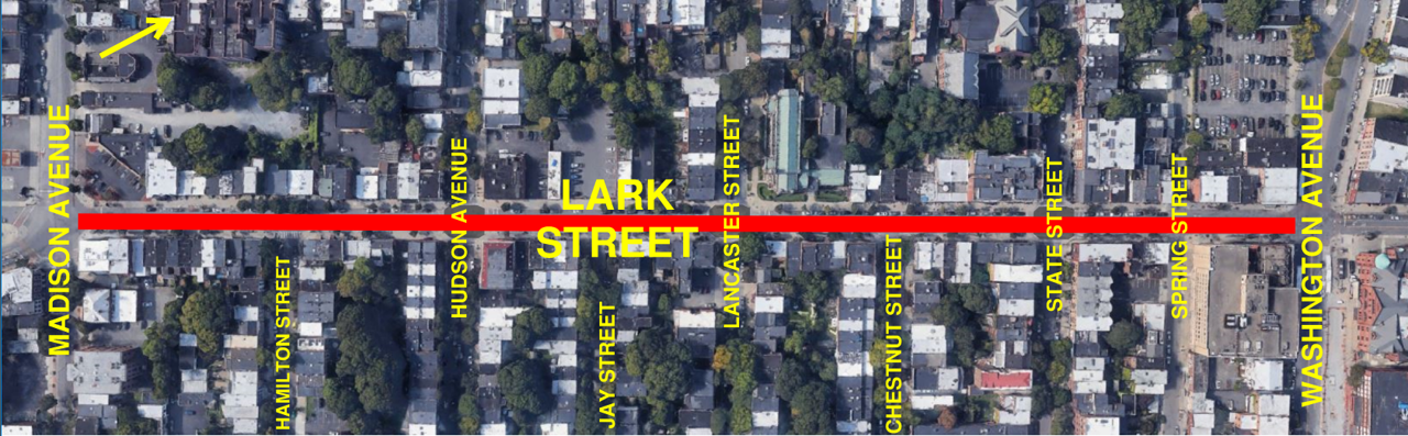Lark Street Boundry Map