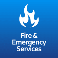 Fire and Emergency Services Department Button