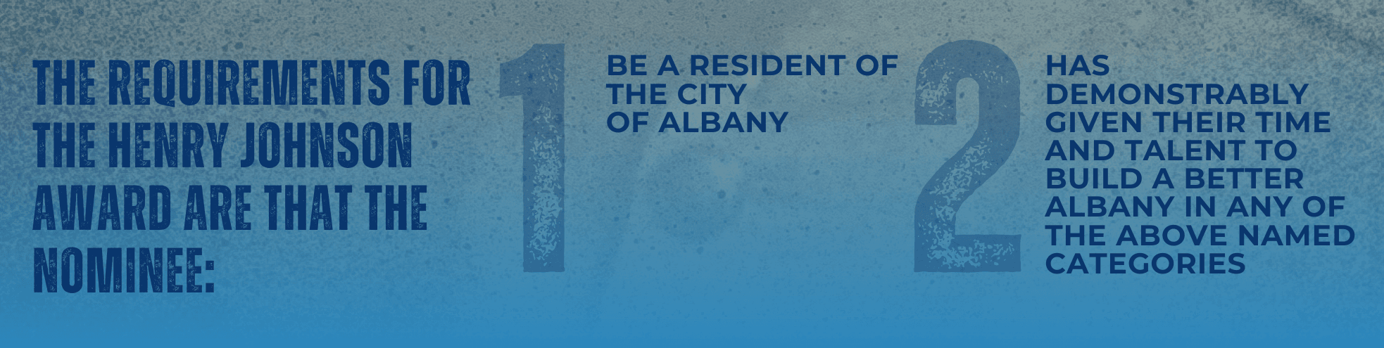 Henry Johnson Flyer (Nominee Requirements)